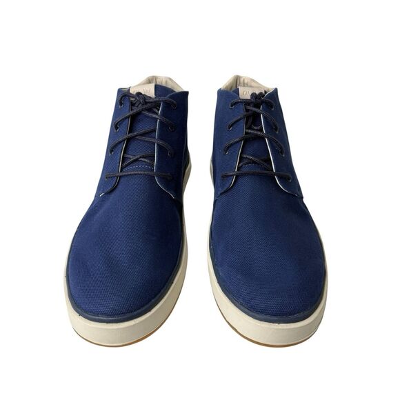 NEW OluKai Papaku Mens 12 Navy Blue Canvas Chukka Sneakers Boots 10539-5454 NWOB main image 10